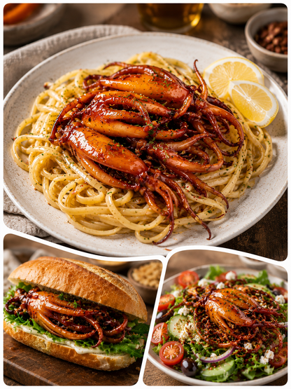 🦑BBQ Roasted Whole Squid Snack – Ready to Eat, Individually Wrapped-Skye
