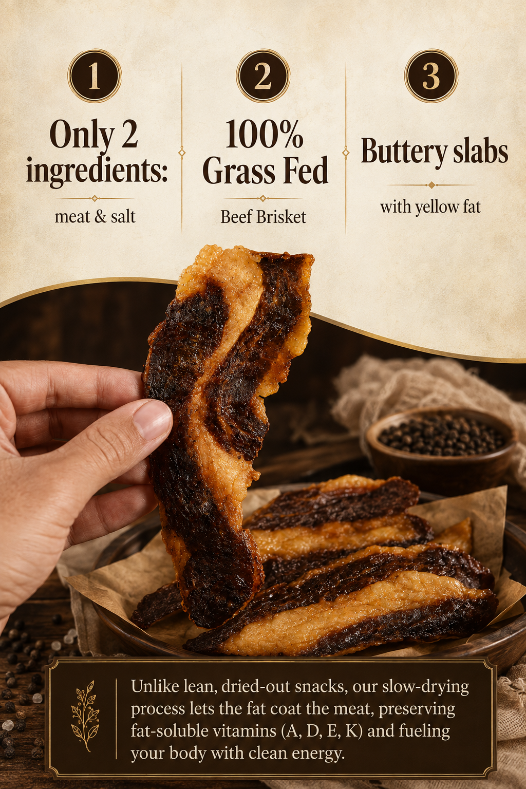 🐮Beef brisket chunks - 100% grass-fed and grass-finished-Skye