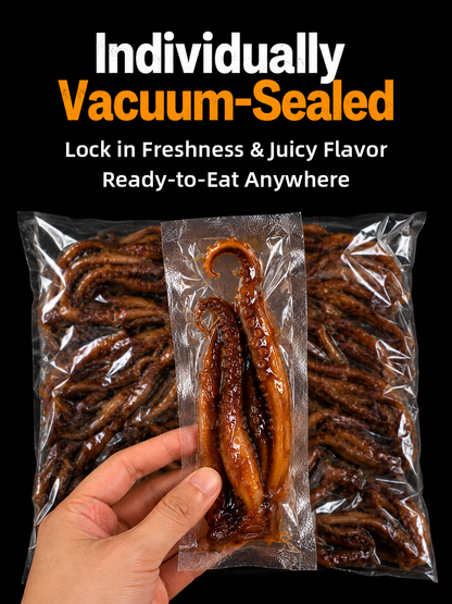 🦑BBQ Roasted Whole Squid Snack – Ready to Eat, Individually Wrapped-Skye