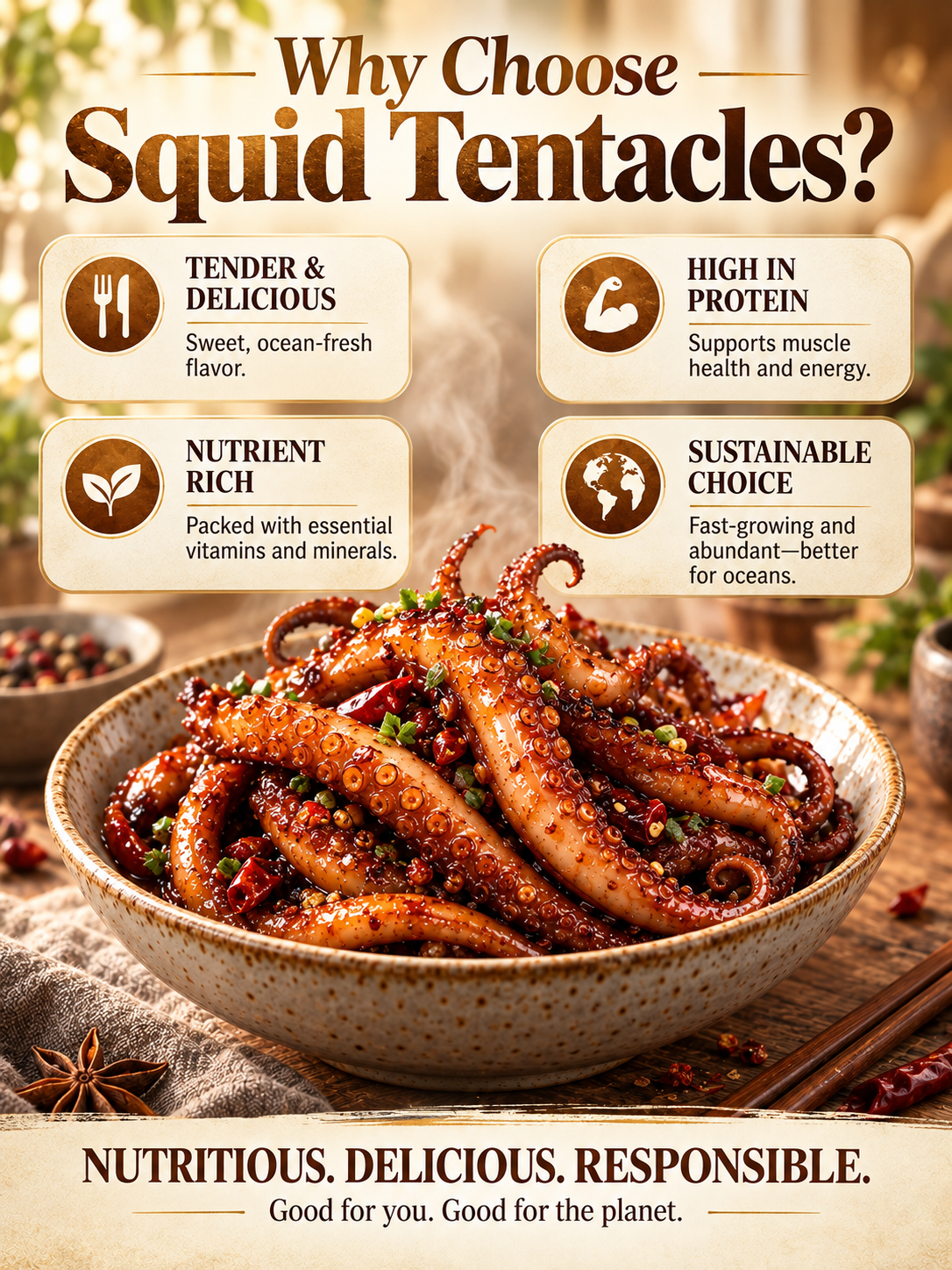 🦑✨ Roasted Squid Snack ‖ Individually Wrapped For Fresh Flavor-Skye
