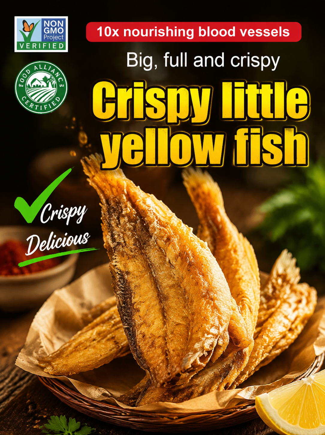 High-protein ready-to-eat deep-sea fish crisps-Skye